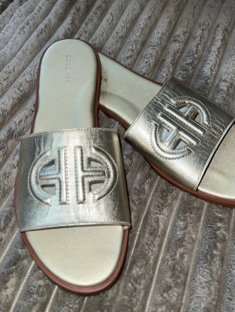 Cole Haan Gold Sandals 9.5